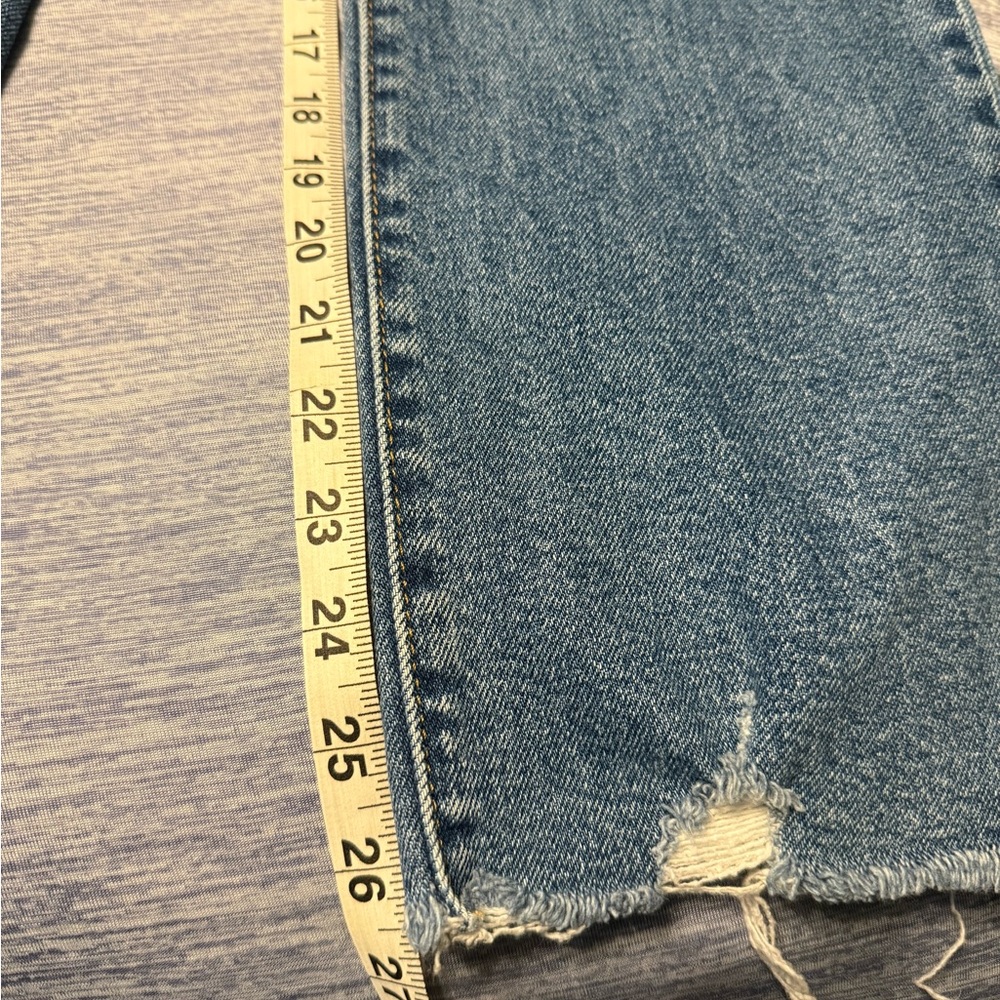 Just Black Women's Straight Leg Blue Jeans - Picture 3 of 3